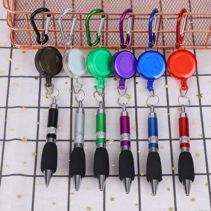 Porte-stylo rétractable robuste pour l'extérieur, porte-crayon de charpentier, Anti-perte de corde, porte-clé, ceinture, outils de Clip