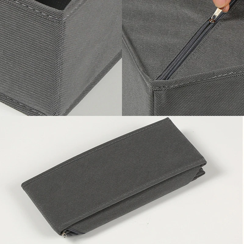 Organizadores de ropa interior de gabinetes y cajones, armario, ropa, sujetador, organizador para ropa interior, calcetines, pantalones, caja de almacenamiento plegable para el hogar