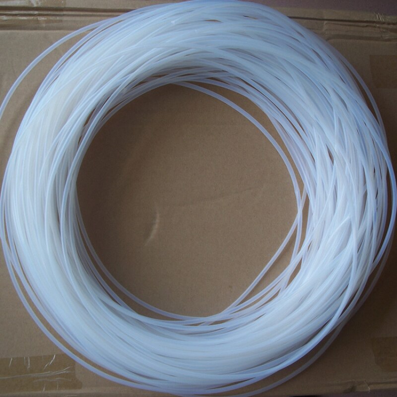 7T 3.76mm x 4.56mm PTFE Tube F46 Insulated Capillary Heat Protector Transmit Hose Rigid Temperature Corrosion Resistance 300V
