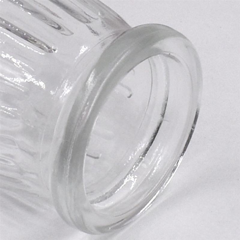 6 stk 150ml yoghurtkopper med låg glas kop gennemsigtig yoghurt drikke kop budding mælkekop til hjemmekøkken butik restaurant
