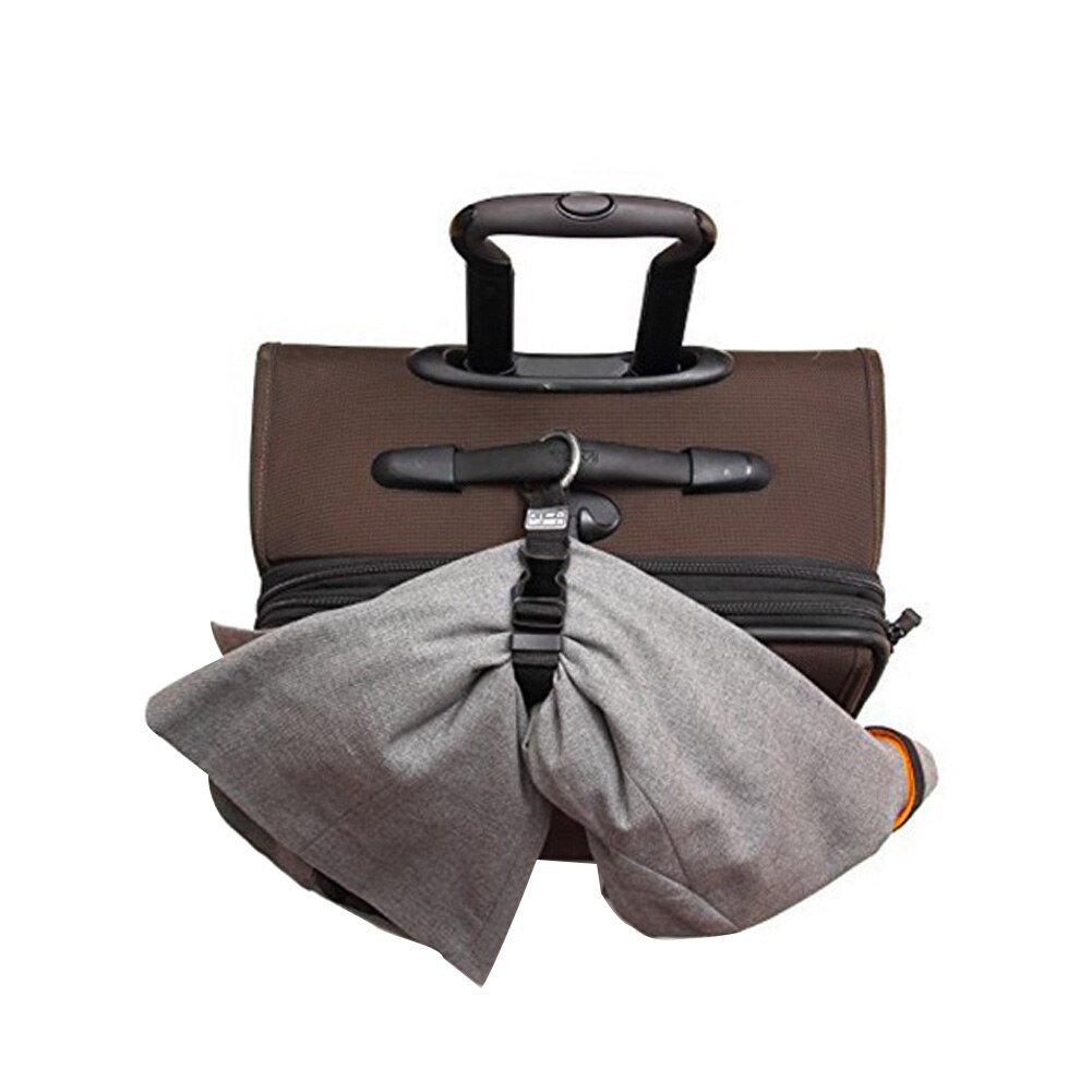Travel Black Portable Hanger Luggage Strap Suitcase Strong Multifunction Anti Lost Elastic Security Adjustable Fixed Belt Nylon