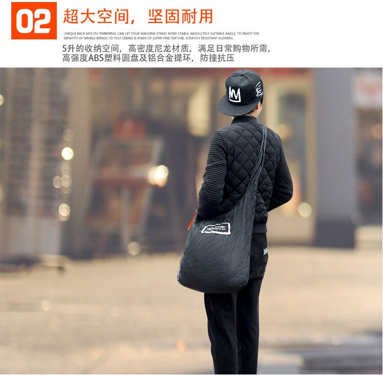 Draagbare draagtas telescopische opbergtas Schijf reizen opbergtas kleding opbergtas