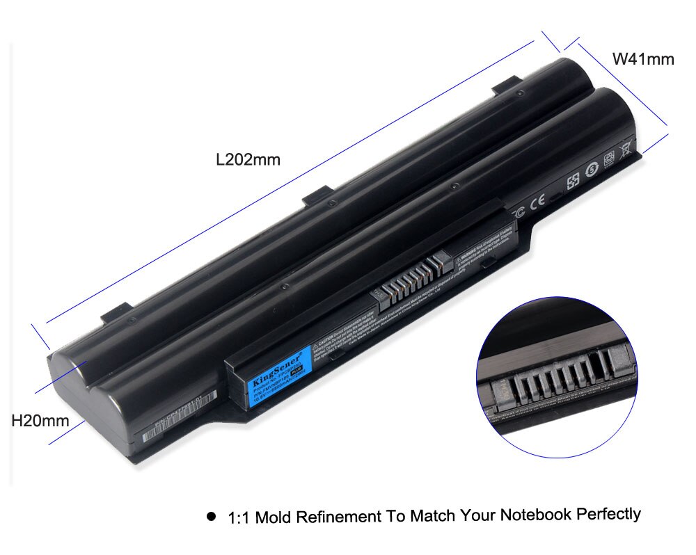 KingSener FPCBP250 Battery For FUJITSU LifeBook A530 A531 PH521 AH530 AH531 LH701 LH520 LH522 FMVNBP186 FMVNBP189 CP477891-01