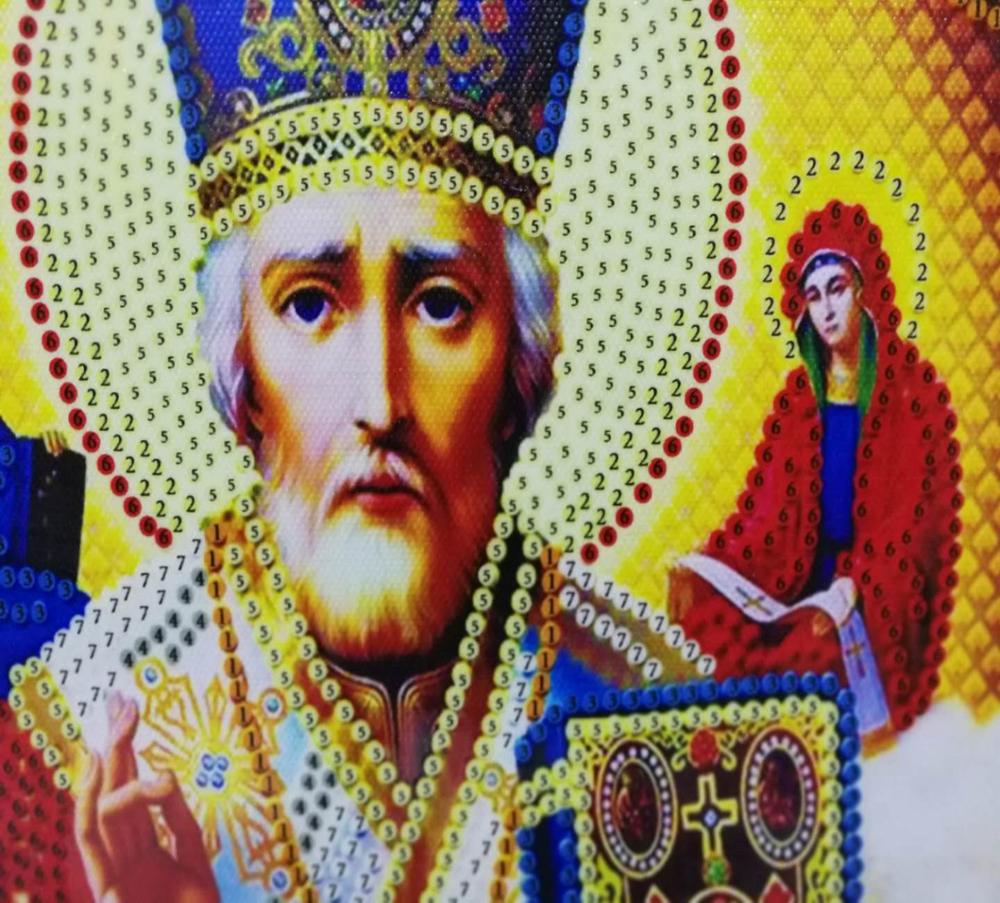 5D Special Shape Diamond Painting Religion Icon Partial Diamond Embroidery Virgin Mary Rhinestone Picture Diamond Mosaic