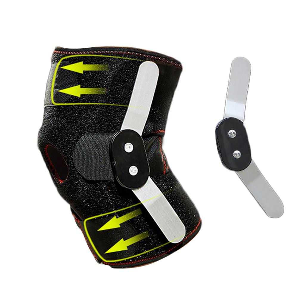 Hinged Knee Brace - Adjustable Open Patella Support for Swollen ACL Tendon Ligament and Meniscus Injuries-Athletic Compression: Default Title