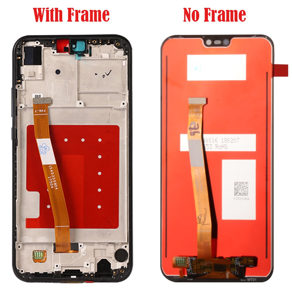LCD Screen Display for Huawei P20 Lite - With/Without Frame - Touchscreen Digitizer Replacement