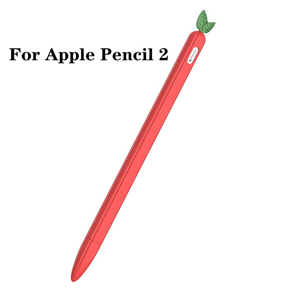 Soft Carrot Silicone For Apple Pencil 1 2 Case Compatible For Tablet Touch Pen Stylus Protective Sleeve Cover Coque Anti Lost: 11