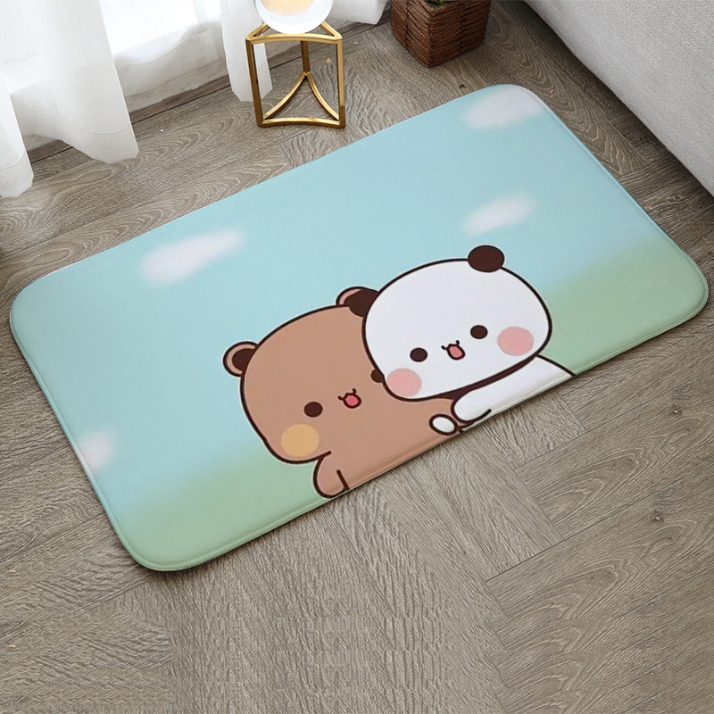 Tapis non ald de petite taille pour la décoration de la maison, porte d'entrée, virus, balcon, sol de la salle de bain, bienvenue, chambre à coucher