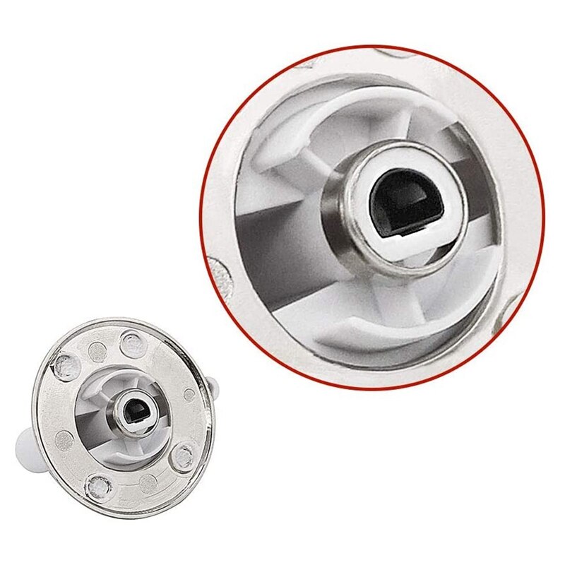 2 Pack WE01X20378 Control Knob(White) for General Electric Dryer Replacement