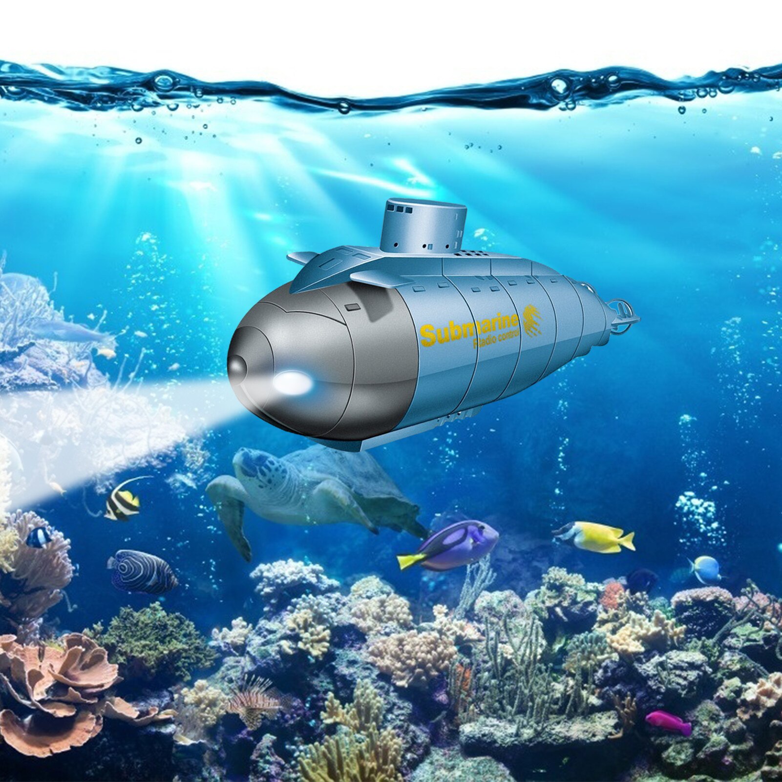 2.4G Rc Afstandsbediening Submarine Boot Waterdichte Batterij Aangedreven Model Elektrische Afstandsbediening Submarine Model Speelgoed Cadeau Voor Kinderen