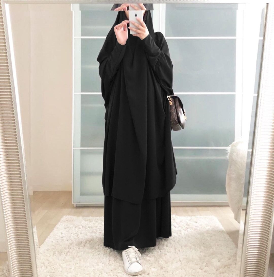 Ramadan eid muslimi rukous vaate mekko naiset abaya jilbab hijab pitkä khimar -kylpytakki abayas islam vaatteet niqab djellaba burka