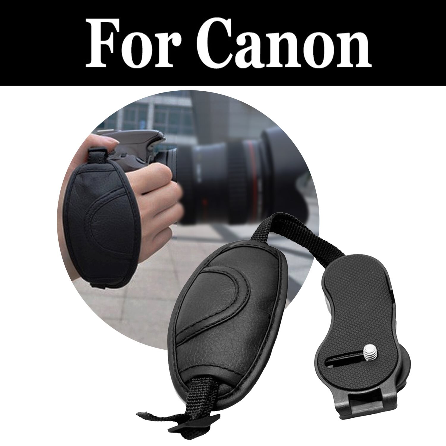 Universal REFLEX Poignet Dragonne Appareil Photo Numérique Sangle pour le Sport Prenant Pour canon EOS M M10 M100 M3 M5 M50 (baiser M) m6 R RP
