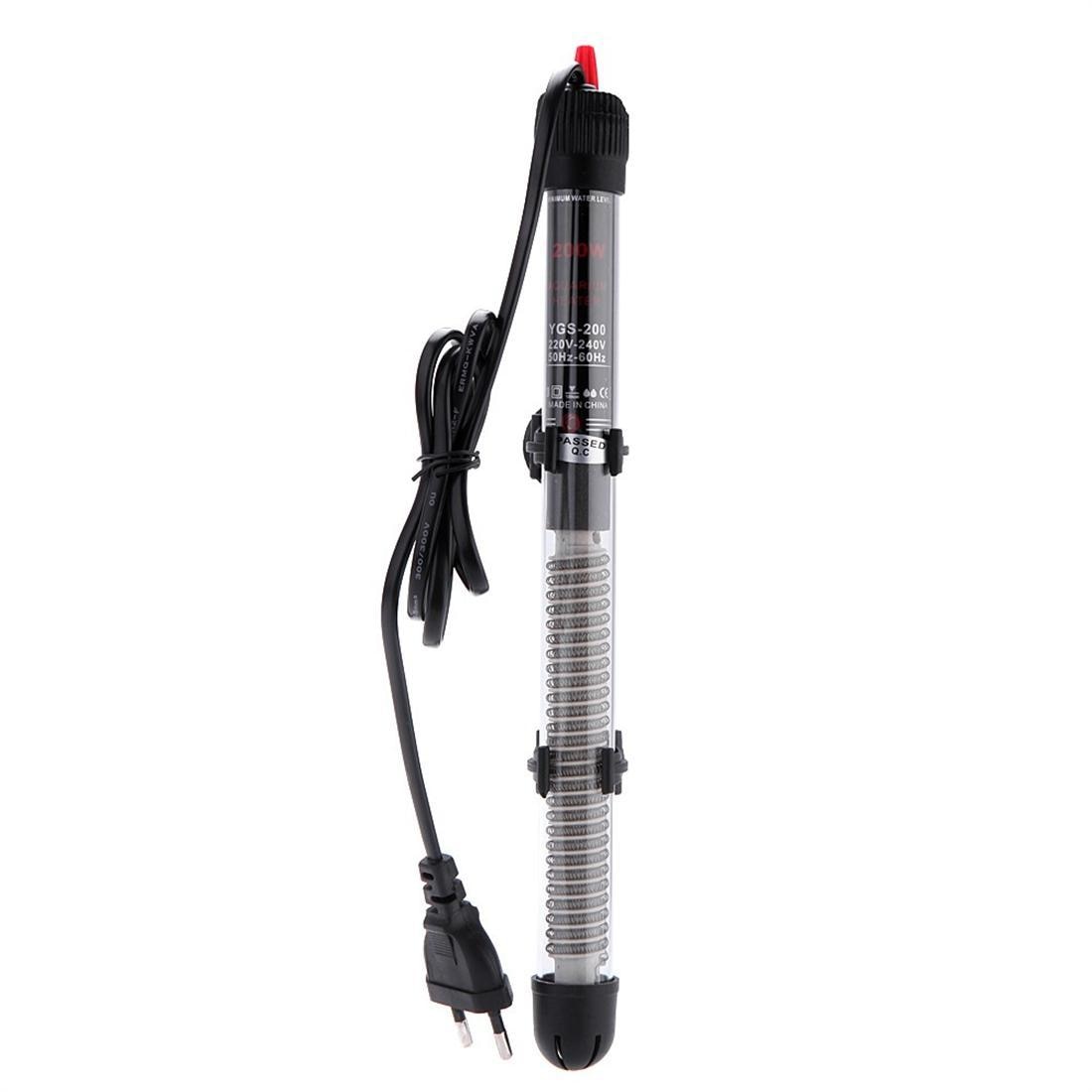 220-240v Adjustable Temperature Thermostat Heater Rod 25w Submersible Aquarium Fish Tank Water Heat