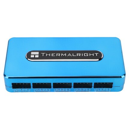 Thermalright RGB Fan Lighting HUB,SATA Power Supply,M/B SYNC Light Control,PC Case 10x3Pin/4Pin ARGB/RGB HUB Controller Rev.A: RGB 4pin