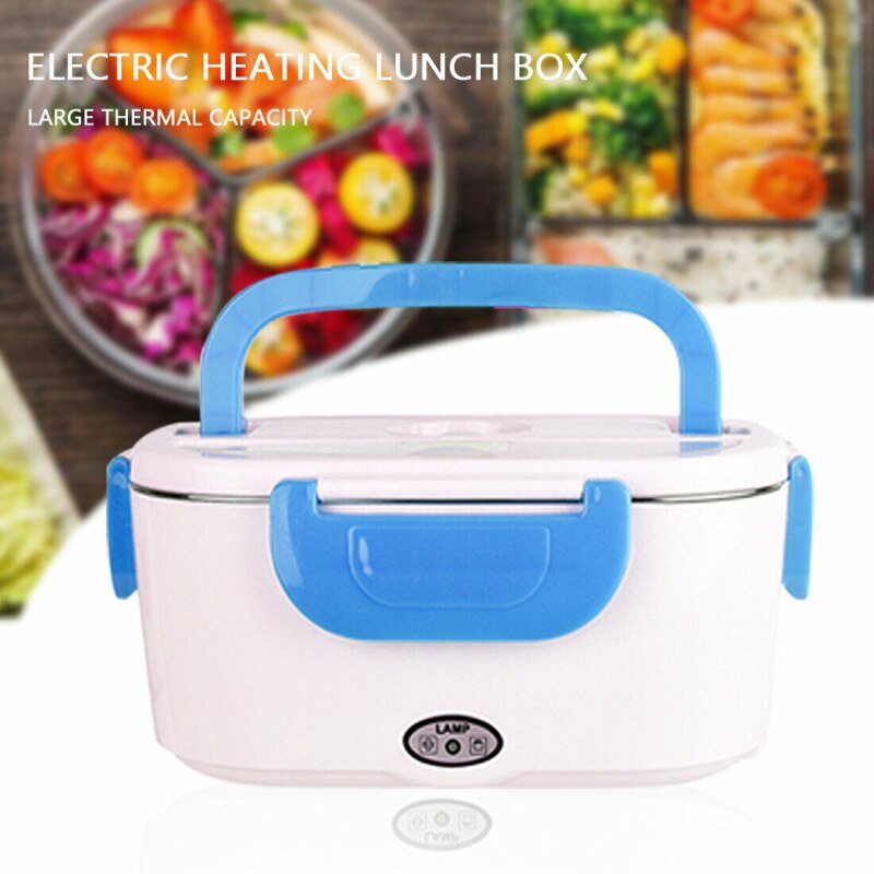 Boîte à Bento Portable en acier inoxydable, 12V, chauffage électrique des aliments, conteneur de chauffage des aliments, 1 pièce