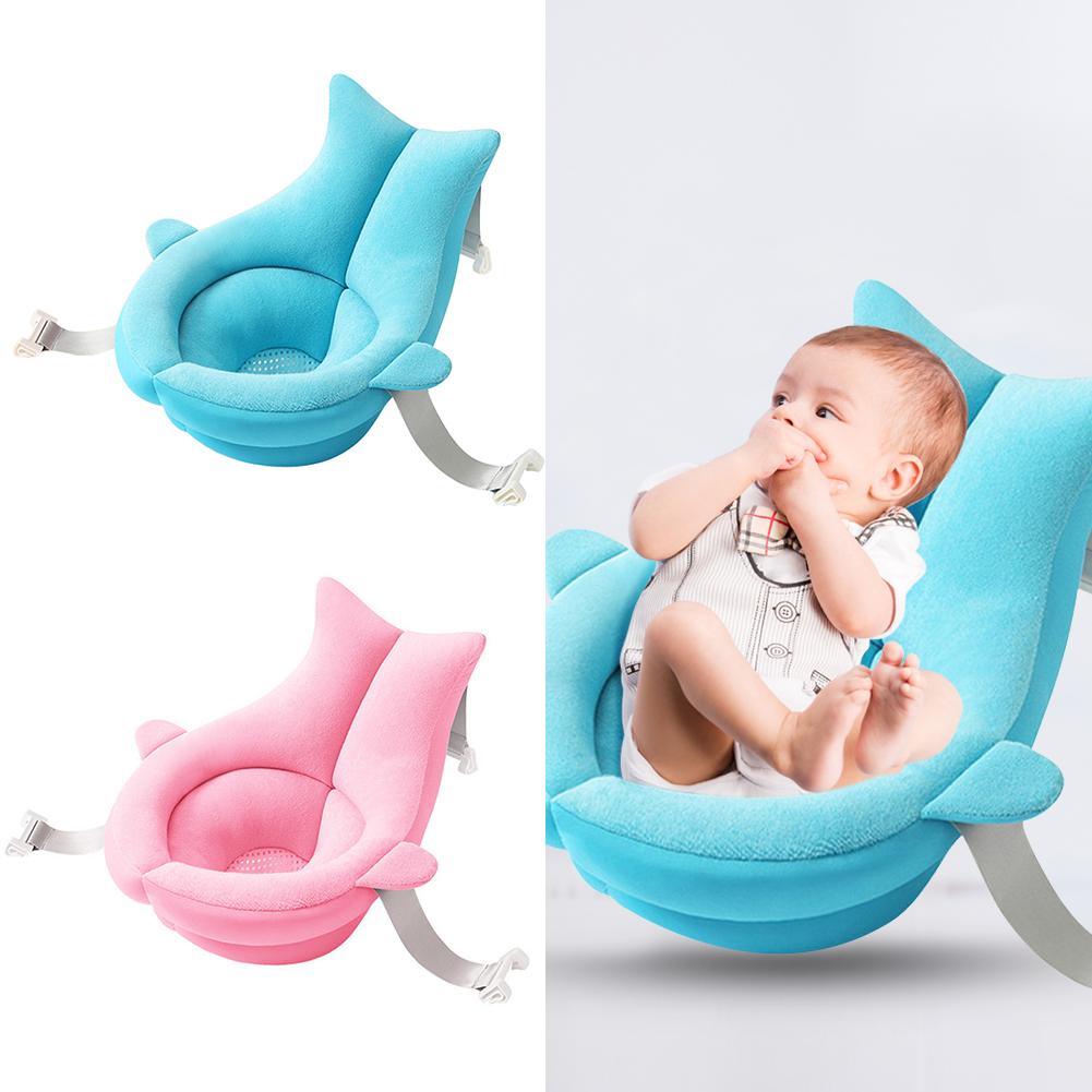 Infant Baby Bath Pad Non-Slip Bathtub Mat for Newborn Baby Shower Safety Seat