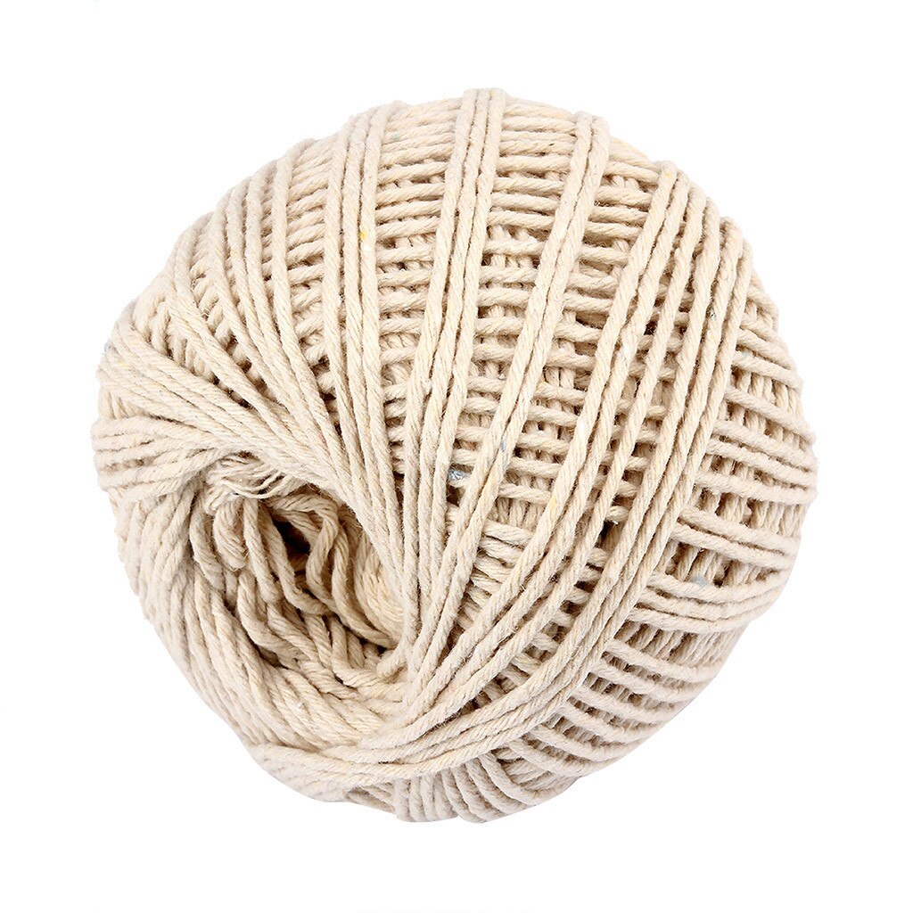 100M Natural Burlap Hessian Twine Cord Hemp Rope Party Wedding Wrapping Cords Thread DIY Scrapbooking Craft Decor L*5