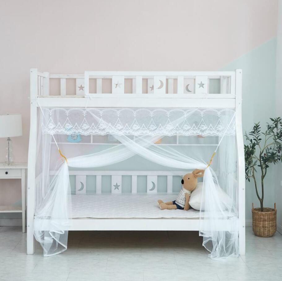 Neue Etagen Bett Moskito Net Kinderzimmer Sommer Anti-moskito Spitze Gaze Physikalische Mückenschutz kinder Bettwäsche f8419: 4 / 150x195cm