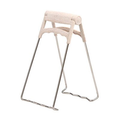 Stainless Steel Take Bowl Clip Anti-Scalding Clip Multi-Function Catch Plate Kitchen Non-Slip Tray Lift Dish Clamp: Beige