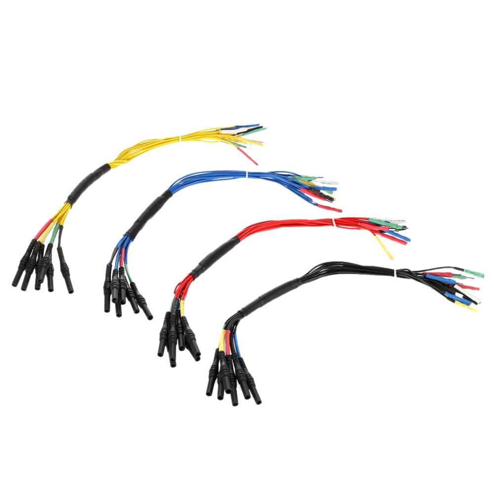 Hantek – câbles de Diagnostic universels pour Oscilloscope automobile, 4 tailles, HT306, 6 voies, 0.6mm, 1.5mm, 2.3mm et 2.8mm