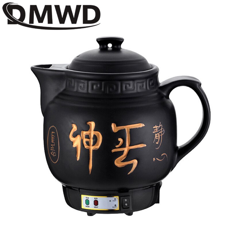 Bouilloire à ragoût automatique de médecine chinoise, 220 V, pot en céramique pour plantes médicinales, multicuiseur