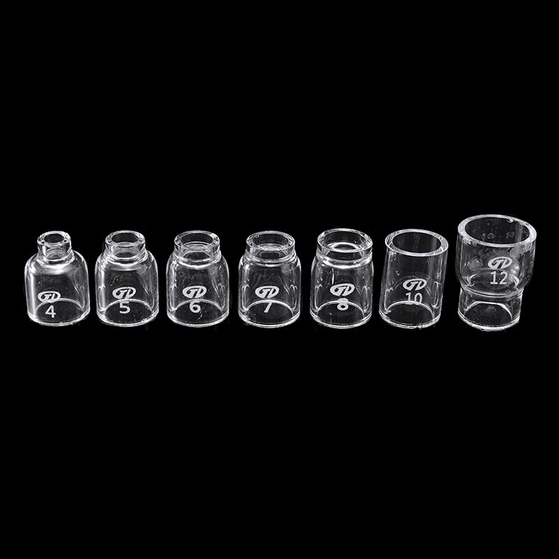 Tasse En Verre Pour Torche TIG - Collet Lentille Gaz - Compatible TIG-17/18/26 - 2.4mm - Kit Accessoires Soudage