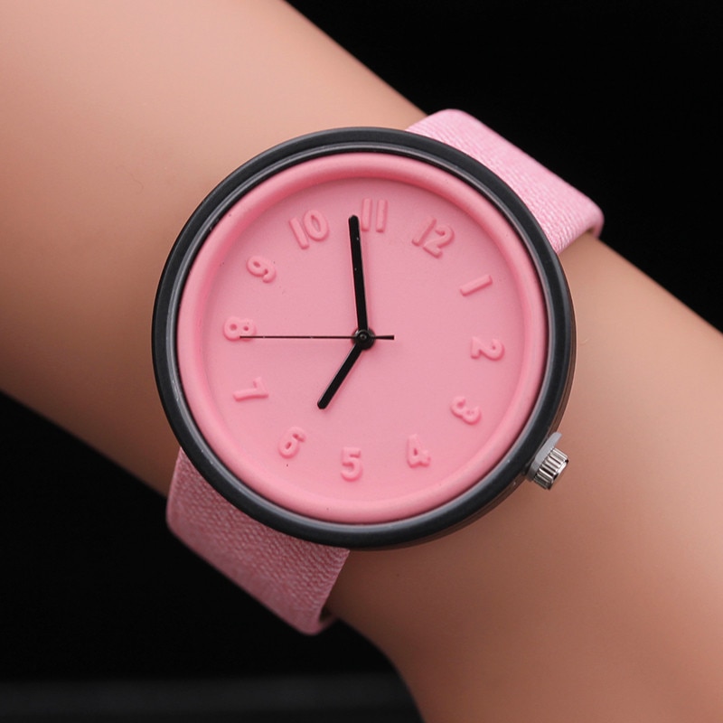 Women's Watch Unisex Simple Bracelet Number Male Female Quartz Men Watches Belt Wrist Ladies Girls Clock Damenuhr