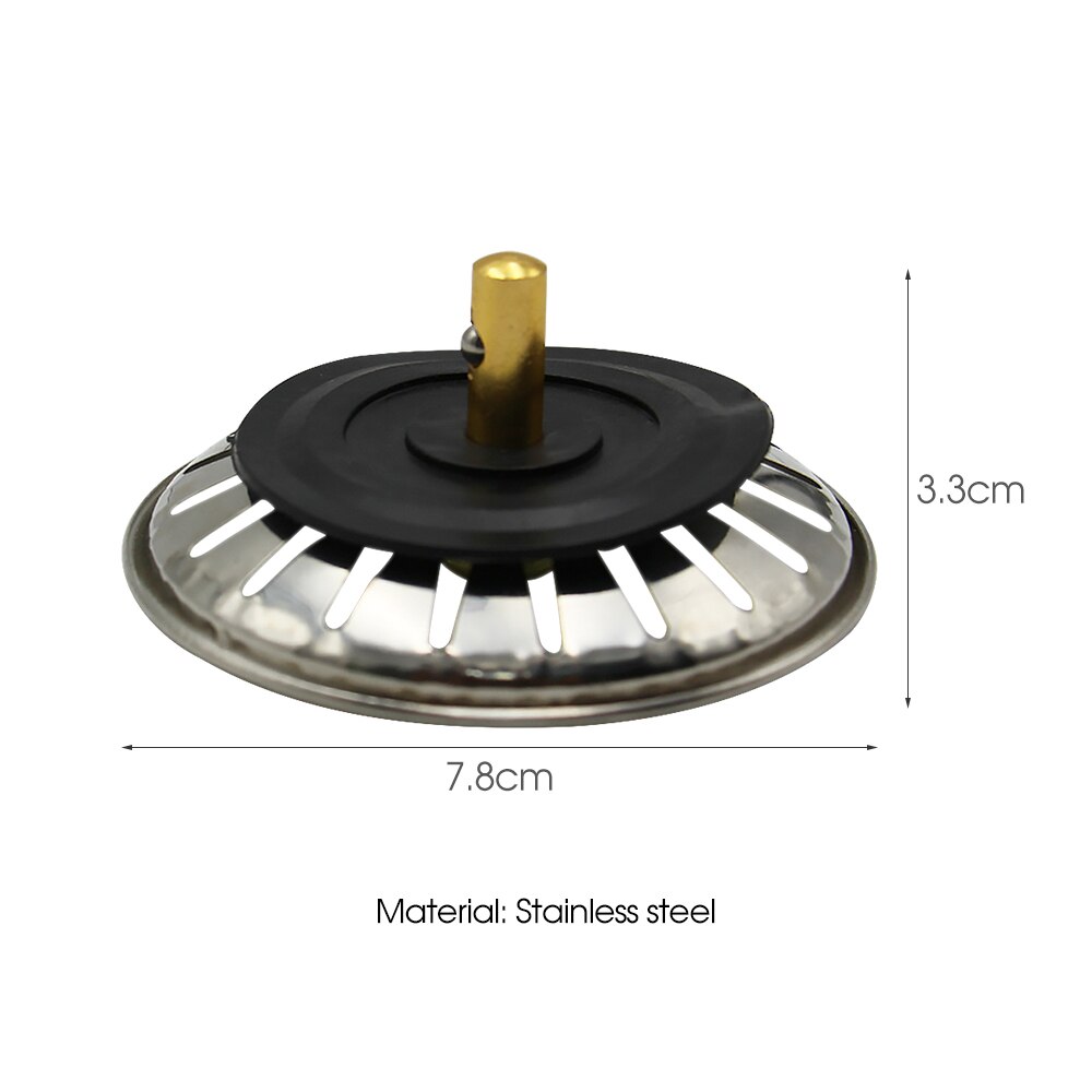 1PCS Kitchen Sink Drainer Lid Pool Basket Water Funnel Sink Basin Strainers Bathroom Kitchen Waste Bin Filter Stopper