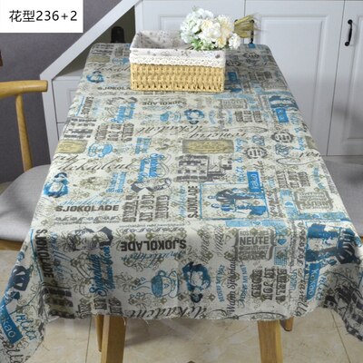 Toile de coton à imprimé journal rétro, nappe de vêtements, tissu d&#39;oreiller à rideau, matériel de bricolage fait à la main, 100cm x 150cm/pièce: 6