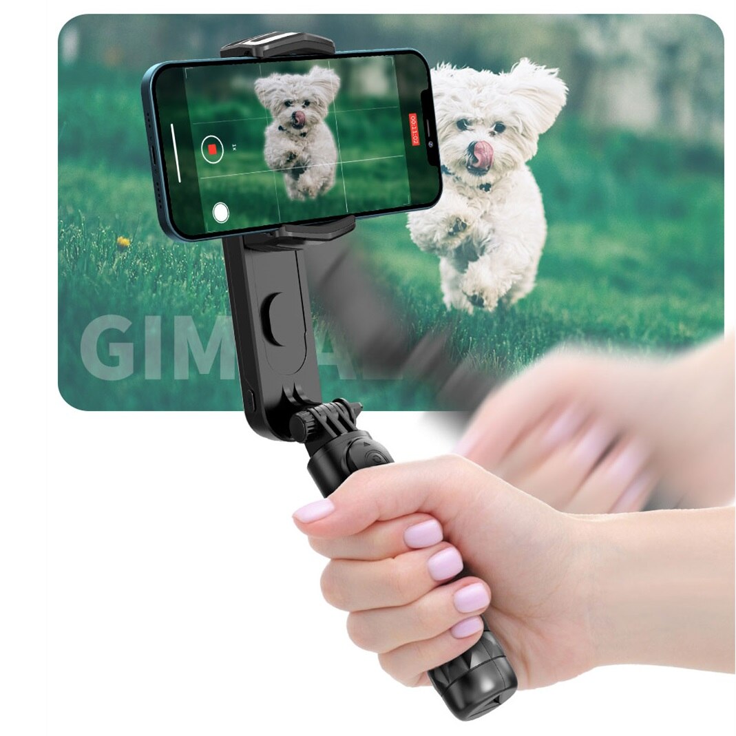 Handheld Gimbal Wireless Bluetooth Phone Gimbal Stabilizer With Fill Light Tripod Gimbal Smartphone Stabilizer Gimbal