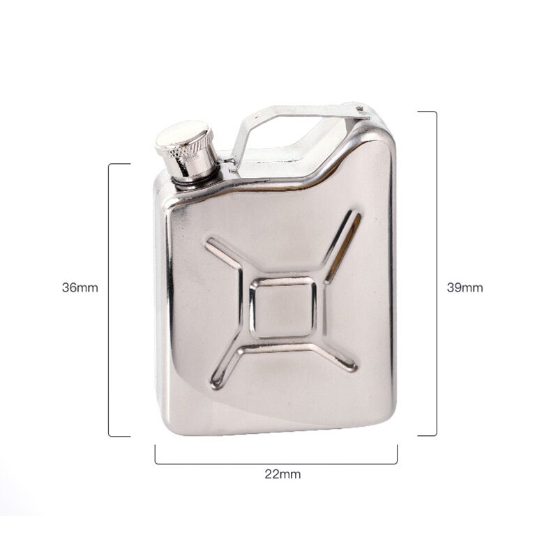 5oz Hip Flask with Funnel Mini Portable Wine Drink Pot Stainless Steel Alcohol Whiskey Flagon Wine Bottle for Outdoor Men: Default Title