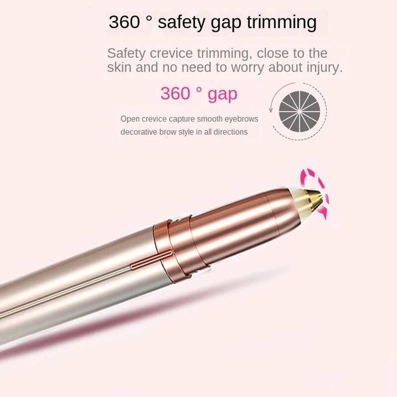 Épilateur à sourcils pour femmes, stylo épilateur à rasoir, rasoir, sans poils