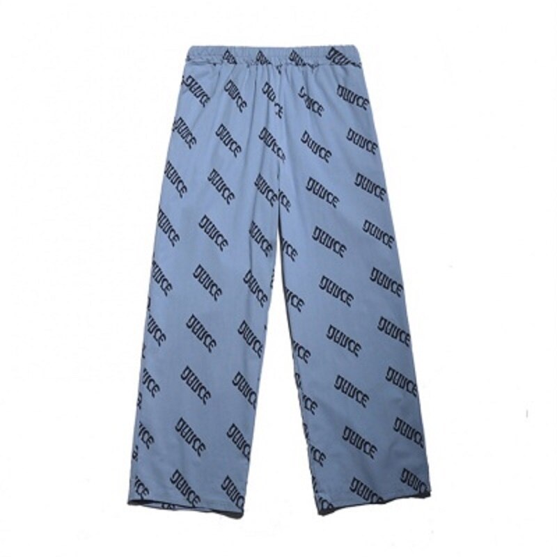 Houzhou oversize print brede ben bukser kvinder koreansk street style blå joggerbukser kvinde harajuku jogging joggingbukser: Xxl