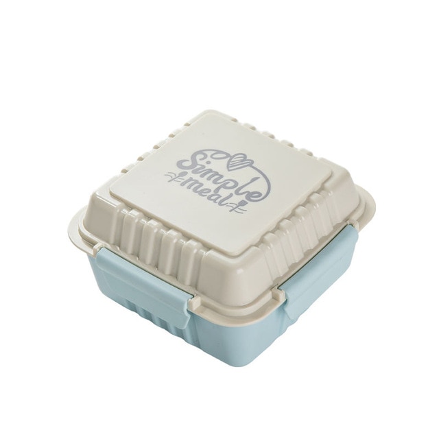 Plastic Lunch Box Food Container Microwave Oven Removable partition Lunch Bento Boxes Lunchbox: 2