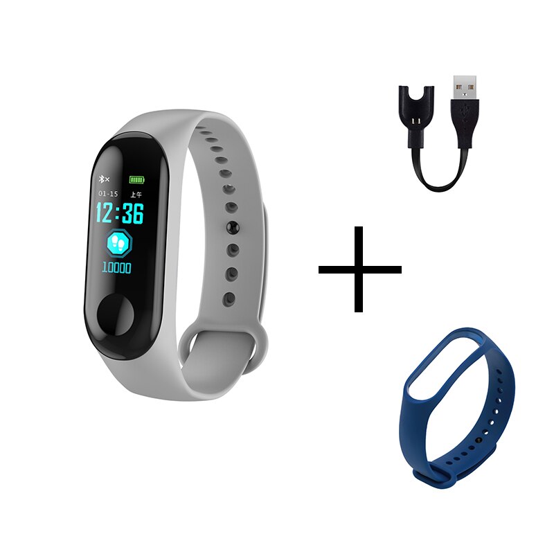 Fxm klokker mandig digital se kvinner pulsmåler blodtrykk Fitness sporer sport smart menn se klokke ios android: Som forestilling 1