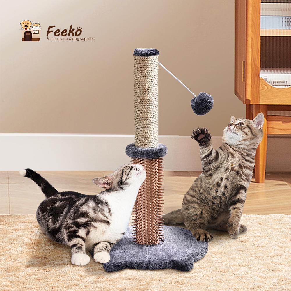 Cat Scratching Post Claw Sharpener Cats Toys Interactive Scrapers Scratching Post Column Cat Scratcher Toys For Cats Supplies