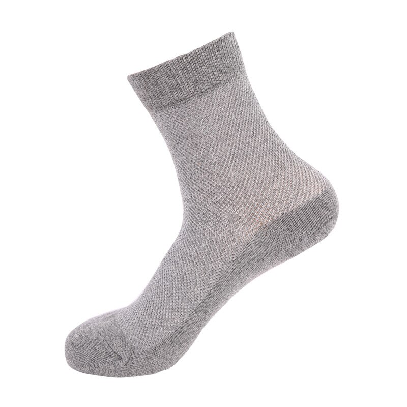 3 par / parti mænd sommer sokker bomuld åndbar tynde sports sokker ensfarvet sort grå marineblå afslappet sokker eu størrelse 39-44