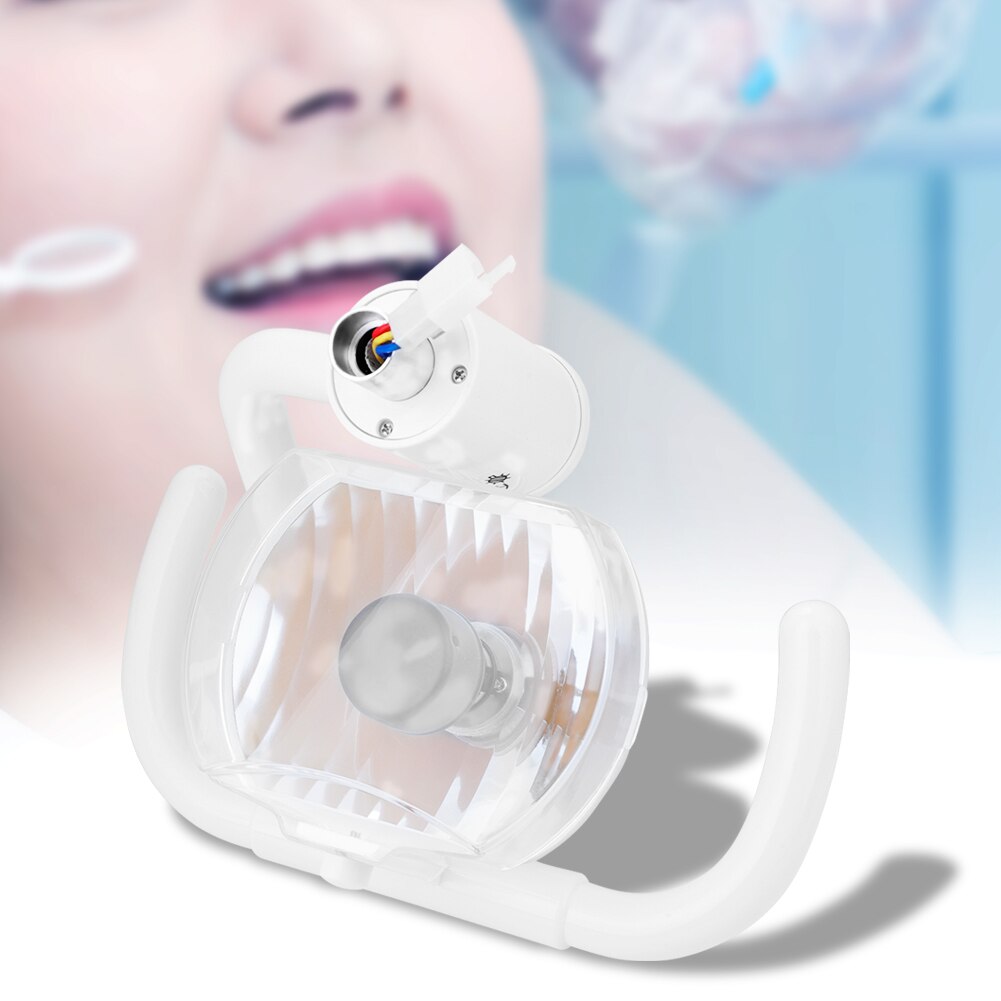 Lámpara Dental halógena cuadrada de 50W, luz fría, Oral, multiángulo ajustable, para unidad de dentista, silla, plataforma, limpieza más fácil de los dientes, nueva