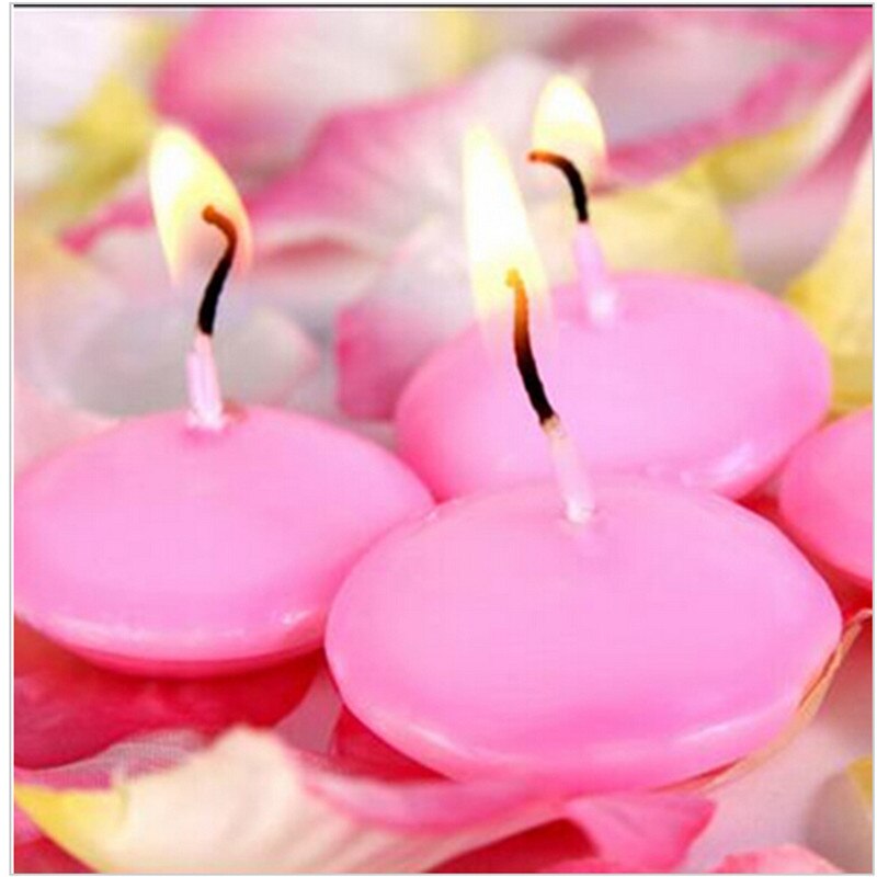 100 stücke! Wasser Schwimm bilden kerzen Romantische Hochzeit Geburtstag Party Heimat Dekor: Rosa