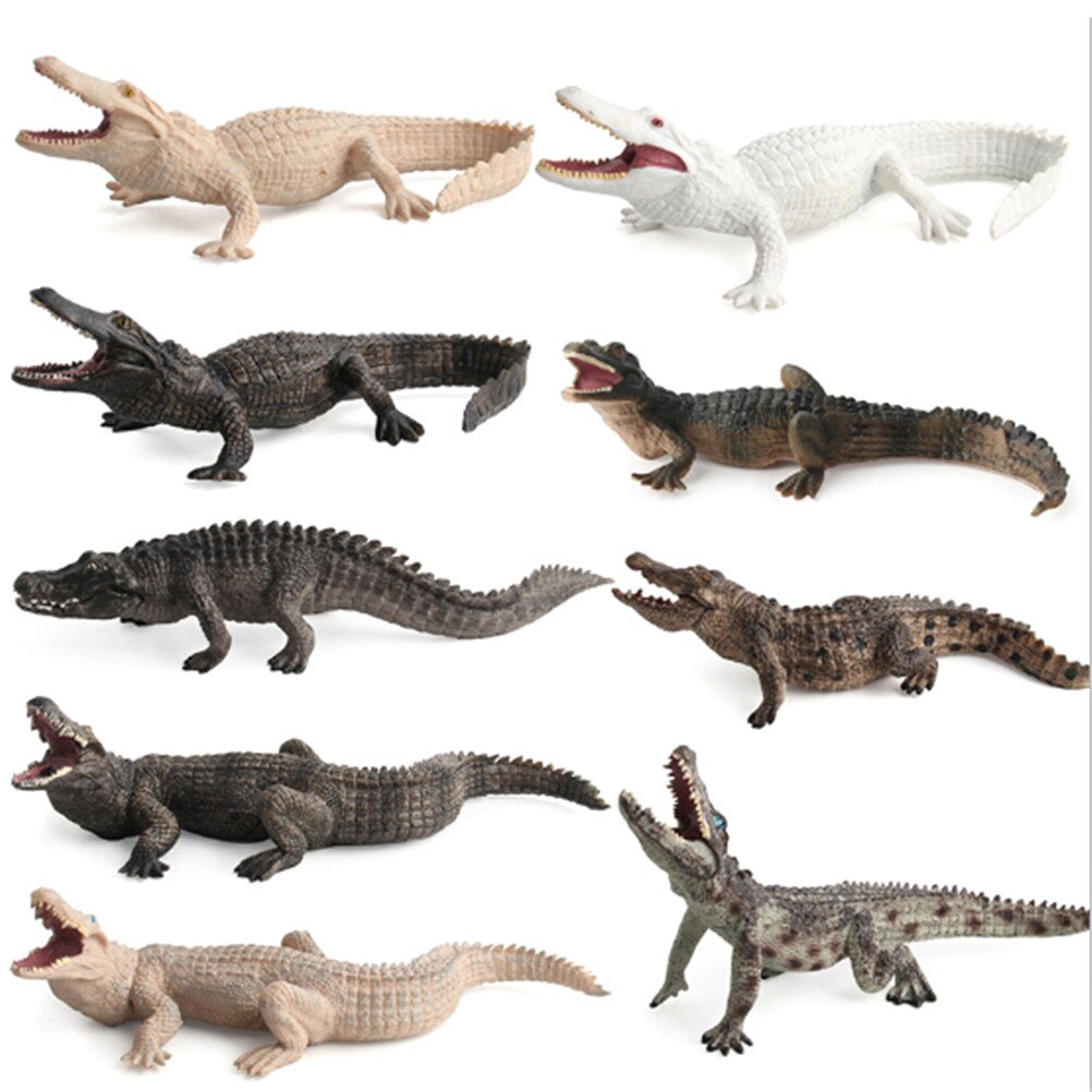 1pcs Halloween Realistische krokodil Rubber Speelgoed Safari Tuin Props Joke Prank Ongeveer en Gag Spelen Grappen Speelgoed