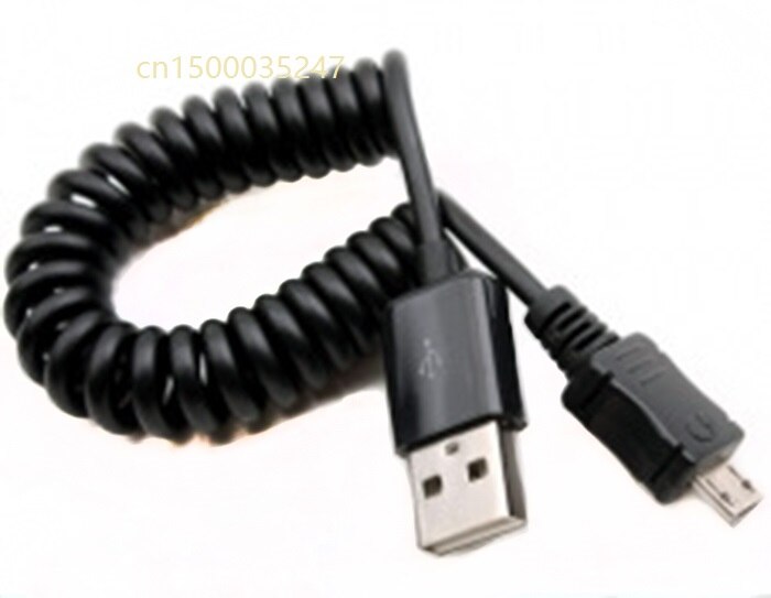 Micro usb Spring charging line Android phone data cable V8 smart phone retractable data cable