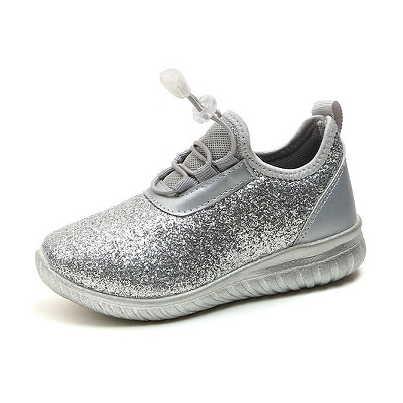 Mhyons kindersportschoenen jongens meisjes kinderen goede casual schoenen sneakers glanzend goud kleur comfortabele kinderschoenen instappers