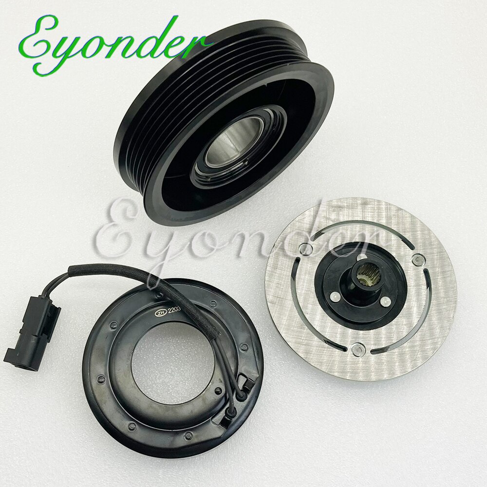 A/C A/C Compressor Electromagnetic Magnetic Clutch Pulley for FORD MONDEO FOCUS III GRAND CMAX C-MAX GALAXY SMAX S-MAX 2.0