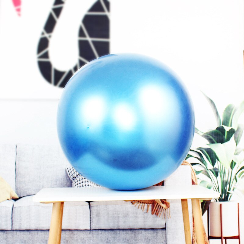 36 tommers blank perle latexballonger tykke kromballonger metallisk stor rund ballong til bursdagsdekorasjon