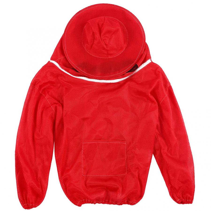 Bijenteelt Sluier Pak Bijenteelt Gereedschappen Professionele Bijenteelt Beschermende Jas Imker Sluier Pak Kiel Bee Suit: Rood