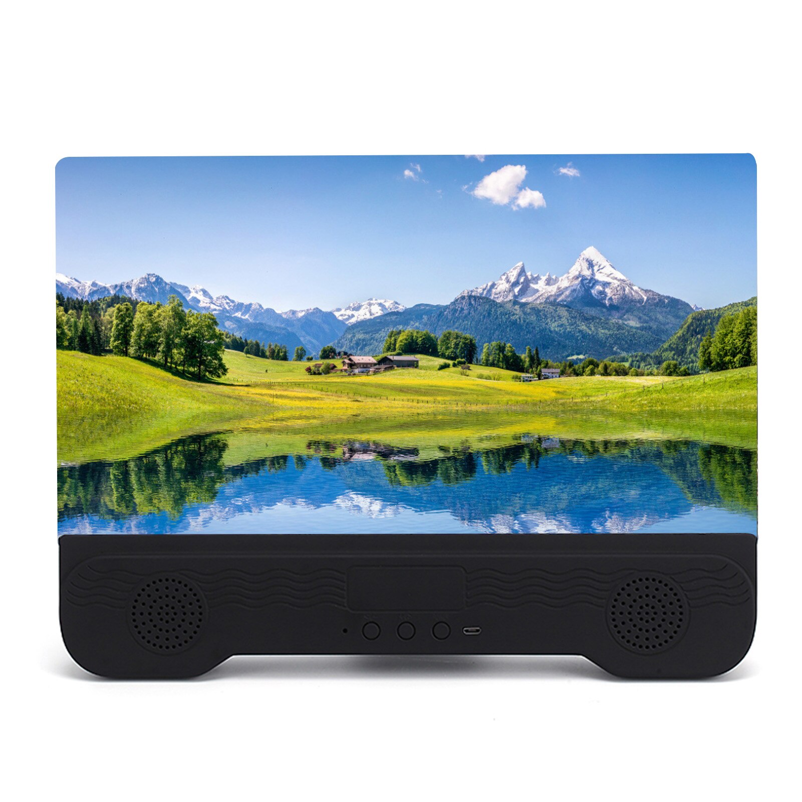 14Inch Universele Vergroter Desktop Video 'S Hd Met Bluetooth Speaker Opvouwbare Telefoon Screen Versterker Anti Blauw Licht Vergroten: Default Title