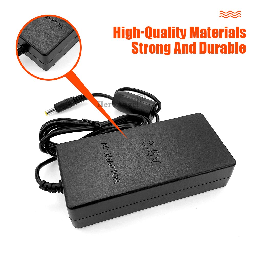 Ac Power Adapter Voor Sony Playstation 2 Eu Plug Adapter Lader Voeding Voor PS2 70000 Console 8.5V 5.6A Output Dropsh