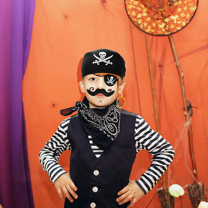 Pirat tema først 1st 2nd 3rd 4th 5th fødselsdagsfest baby shower halloween kostume cosplay dekoration skattekiste boks