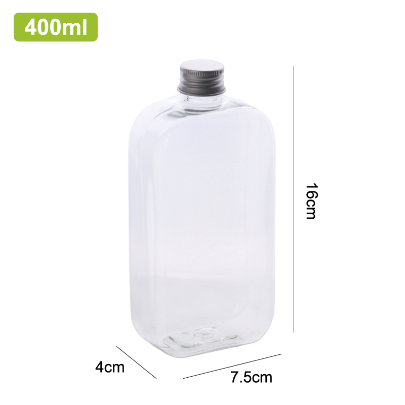 1pcs Plastic Milk Tea Drink Bottle Take Out Coffee Milk Tea Bar Supplies Mason Jars Drink Storage Containers For Food Party