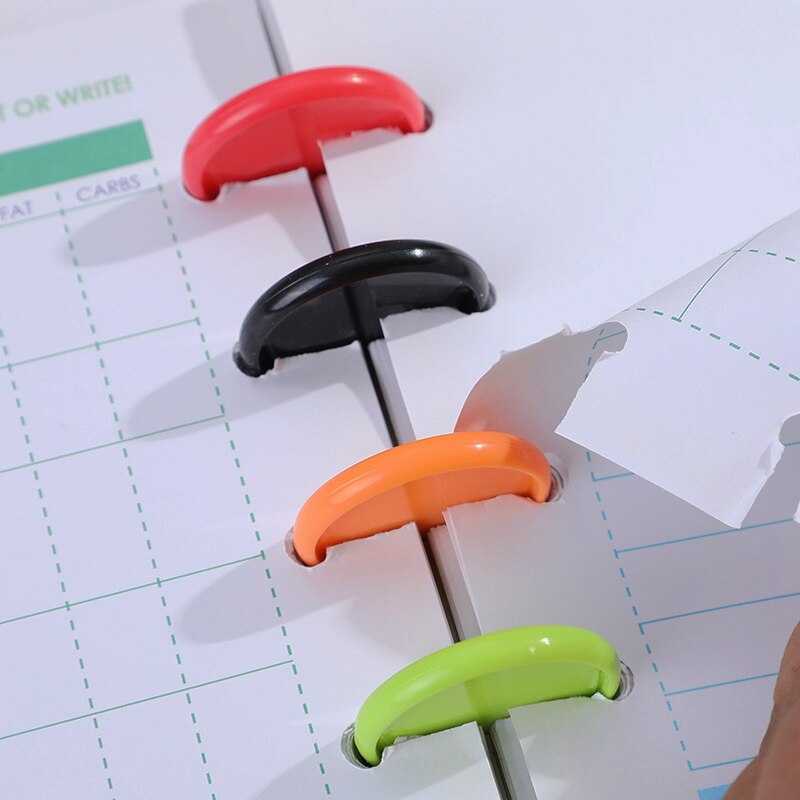 100 Stuks Solid Candy Kleur Gelukkig Planner Disc Voor Notebooks 35Mm Diy Discbound Discs Paddestoel Loose Leaf Binder Voor planner